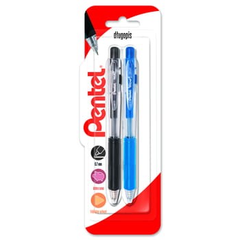 Pentel Długopis BK437- czarny i niebieski f081fd5f11928d813531b12266204d33
