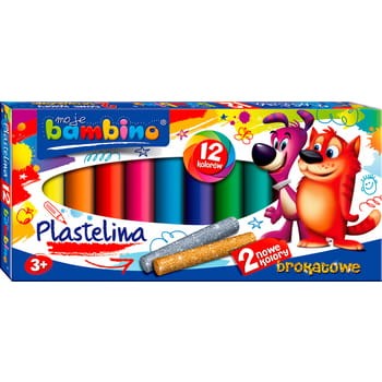 Bambino plastelina 12 kolorów e0bf682e5a4d453d0695b8c4418f852a
