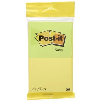 Karteczki samoprzylepne Post-it®, neonowe żółte i zielone, 76x63,5 mm 21ef9425e987ebfbd9ce2a6b07e4e6af