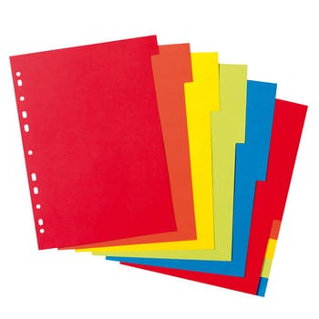 Przekładki A4 do segregatora kartonowe Herlitz 10 sztuk Intensiv 41398c367f07ea7bb6f7d0bc3e036ea7