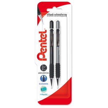 Pentel Ołówek automatyczny A315 0,5 mm x 2 sztuki 87342fc11a3e15081a30396381387d82