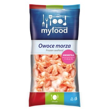 Mrożone krewetki gotowane obrane z ogonkiem rozmiar: 31-40 szt 800 g 6.jpg