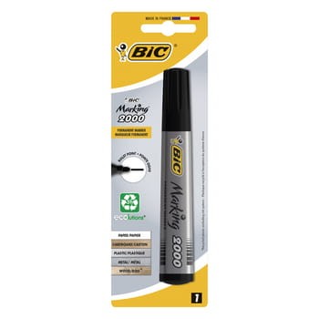 BIC Marking 2000 ECOlutions marker permanentny czarny okrągła końcówka blister 1 sztuka cec4544424ef5fe59a2b664c5c4d102d