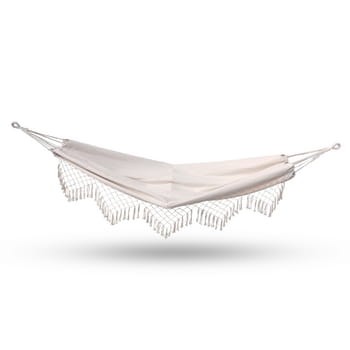 Hamak frędzle 200x100 cm 2d42b122264bf4929426cf91dd66f475