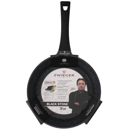 Patelnia 28cm Black Stone Zwieger