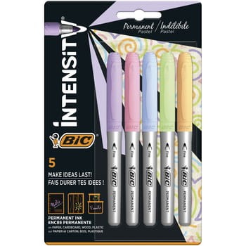 BIC Intensity Marking Pastel Markery Permanentne Blister 5szt dc950a427aa79acb8daa704c99efd8f2