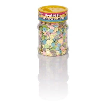 Confetti cekinowe kółka Pastel - mix kolorów 100 g 5d0db3bfcf5464deed5e9103a7fe609b