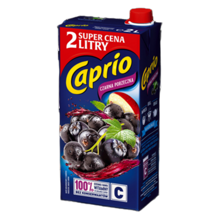 Napój czarna porzeczka Caprio 2 l Napój czarna porzeczka Caprio 2l