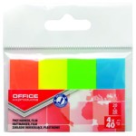 Zakładka indeksująca OFFICE PRODUCTS PP 20x50 mm zawieszka mix