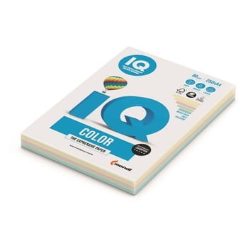 Papier ksero kolorowy IQ, A4 kolory pastelowe, 250 arkuszy bd197594af2adb493f5e28edb1926b66