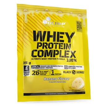 Whey Protein Complex 100% banan 35 g saszetka 61e491ee3201bcadf4b6bd9b90ea88cf