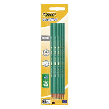 BIC Evolution® Original 650 ołówek grafitowy bez gumki blister 10 szt. a05da39806bd97909aa77d6bd356823e