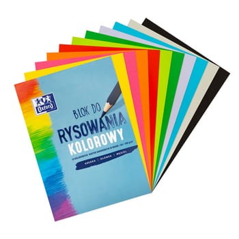 Blok Rysunkowy Kolorowy A4 10 kartek Oxford a2d065b24acb4d705b1628d58dbe363e
