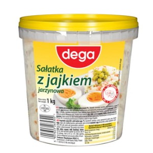 DEGA Sałatka jarzynowa z jajkiem 1 kg