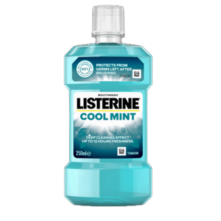 Płyn do płukania jamy ustnej Listerine Cool Mint 250 ml Płyn do płukania jamy ustnej Listerine Cool Mint 250ml
