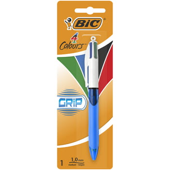 BIC 4 Colours Grip Długopis miks kolorów Blister 1 sztuka b8039fe2860f1550dc7b7026e4b37304