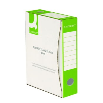 Pudło archiwizacyjne Q-CONNECT, karton, A4/80mm, zielone a6b2c4147fe29ca6f49610ceca38943e