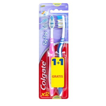Szczoteczka do zębów Colgate Zig-zag Plus 1+1 Medium 204.jpg