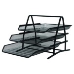 Zestaw na biurko Q-CONNECT Office Set metalowy 3 szufladki czarny