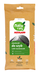NATURAL Chusteczki do szyb 25szt.