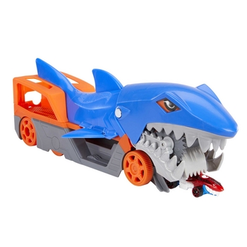 Hot Wheels Rekin Transporter Ciężarówka Zestaw + 1 auto Zabawka 4+ GVG36 Hot Wheels Rekin Transporter Ciężarówka Zestaw + 1 auto Zabawka 4+ GVG36