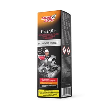 Preparat do klimatyzacji Clean Air Black 150 ml, Moje Auto 97aaa6274ce40a0de73d4ad6925a3a55