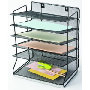 Sorter na dokumenty Q-CONNECT Office Set metalowy 6 półek czarny
