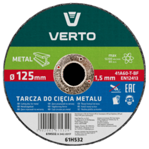 Tarcza tnąca do metalu 125 x 1.5 x 22.2 mm