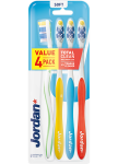 Szczoteczka do zębów Jordan Total Clean Soft 4-pack