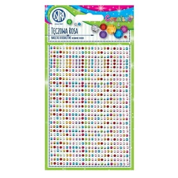 Tęczowa rosa - naklejki dekoracyjne kryształki kolorowe 818005d6c3b65a676459dfae884a9edc