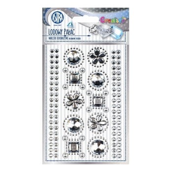 Pałac lodowy - naklejki dekoracyjne srebrne 24415b8d86b396d91c215c2a8f80b376