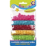 Confetti cekinowe kółka na blistrze - mix 5 kolorów intensywnych 1000 sztuk