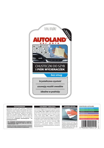 Chusteczki do szyb 25 sztuk Autoland