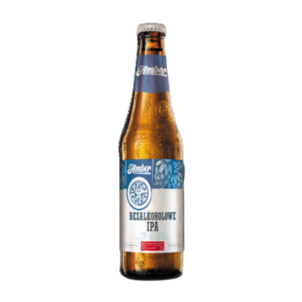 Piwo bezalkoholowe IPA butelka Browar Amber 500 ml Piwo bezalkoholowe IPA butelka Browar Amber 500ml