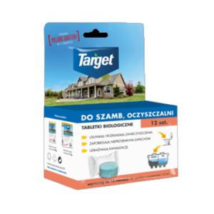 Tabletki biologiczne TARGET do szamb i oczyszczalni 12 szt