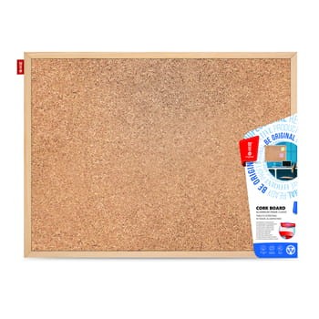 Tablica korkowa MemoBe w ramie drewnianej 80x50 cm cb6201fc8a4d5f110b69d35df63c95cf