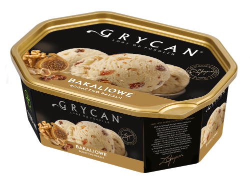 Lody Familijne Bakaliowe Grycan 1,1 l Lody Familijne Bakaliowe Grycan 1100ml