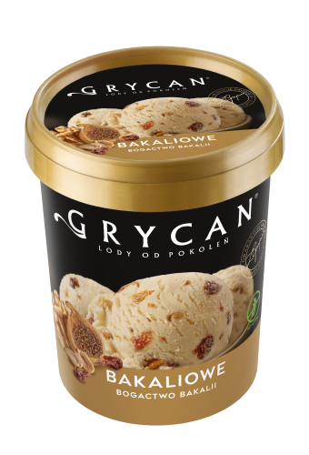 Grycan lody familijne - bakaliowe 500 ml GRYCAN LODY FAMILIJNE - BAKALIOWE 500ml