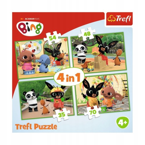 Puzzle 4w1 mix Trefl Puzzle 4w1 mix Trefl