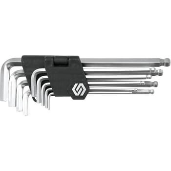 Klucze hex 9 części 2,5-10 mm kuliste CR-V 38a6a9e0ec70a5639942764935357d37