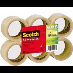 Taśma pakowa Scotch™ do wysyłek, uniwersalna, przezroczysta, 50 mm x 66 m (zgrzewka 6 szt.)