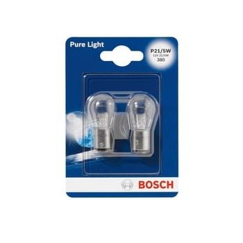 Żarówka P21/5W Pure Light 12v 21/5w 2 szt Bosch b870771338986642c5974136f9382012
