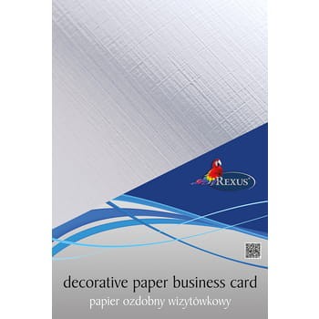 Papier Wizytówkowy A4/20 arkuszy kremowy płótno, REXUS def90d6a42e6bbaa053616e82cdfa37c