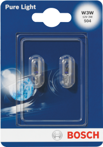 Żarówka W3W Pure Light 12v 3w 2 sztuki Bosch