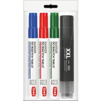Marker do tablic suchościeralny 3 + 1 XXL Toma 52f19dc177e45a1c322d100a0aaf5351