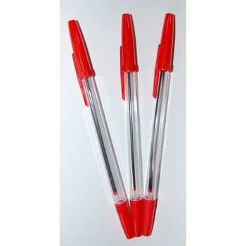 Komplet długopisów cristal 3 sztuki kolor czerwony 3d14502f7beabf889988c6eb789c8056