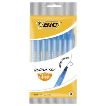 BIC Round Stic długopis niebieski opakowanie 8 sztuk c5d555b7202846c551dc1666ca88bf87