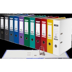 Segregator dźwigniowy Bantex 80 mm żółty