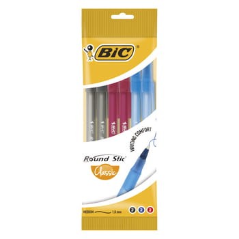 BIC Round Stic® długopis miks kolorów 6 szt. e1e164007dc3ef3ceb00391ee0d14fc9