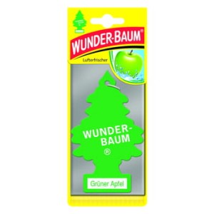 Odświeżacz powietrza - Choinka zapachowa WunderBaum ZIELONE JABŁKO
